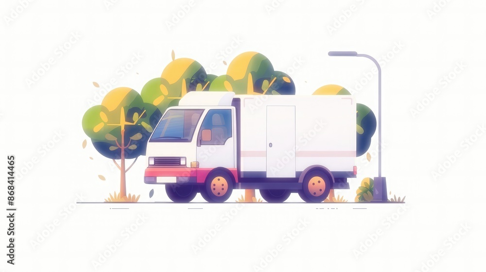 Fast moving shipping delivery truck icon, free delivery sign, free and ...