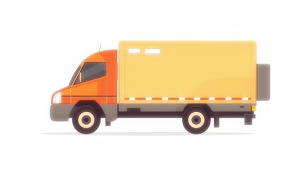 Fast moving shipping delivery truck icon, free delivery sign, free and express shipping service icon, shipment van pack, courier transport, distribution and logistic