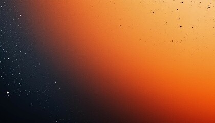 Orange black colors gradient background, grainy texture effect, web banner design