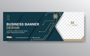 Wall Mural - Vector abstract design web banner template. Web Design Elements - Header Design. Abstract geometric web banner template on grey background. Modern.