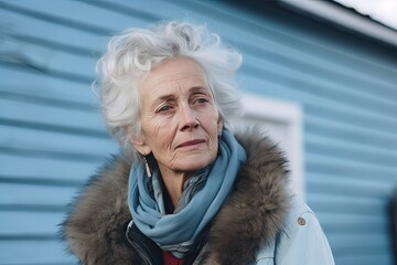 Wall Mural - portrait of a senior woman