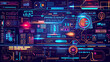 © ArtistryAxis - Infographic template illustrating key cyber security ideas set against a backdrop of technology-themed  elements offering a dynamic and informative visual layout