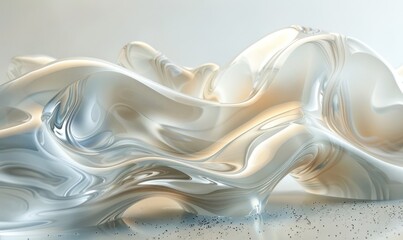 Wall Mural - Abstract fluid forms