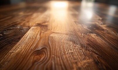 Wall Mural - light walnut wood surface