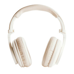 High-quality white over-ear headphones providing excellent sound isolation and comfort, perfect for music enthusiasts and professionals alike.