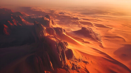 Wall Mural - mars, one of the large planets containing many mysteries.