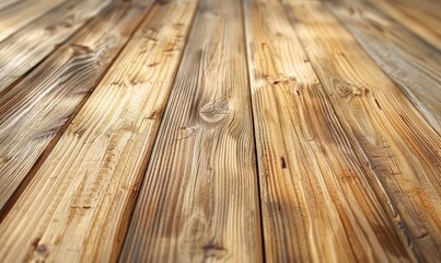Wall Mural - light pine wood planks with grain