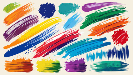 Poster - vector-set-of-hand-drawn-brush-strokes-and-stains- (3)