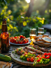 table set for a dinner