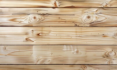 Wall Mural - light pine wood planks with grain
