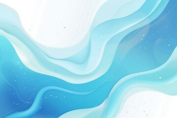 Wall Mural - Blue and white swirling wave abstract background with water elements for travel and beauty concepts