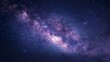 © Nazia - Panoramic View of Milky Way Galaxy Against Night Sky, Stunning Long Exposure Photography