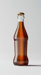 Poster - Exquisite Luxury Glass Bottle of Brown Soda with Sleek Minimalist Packaging Photographed in Cinematic Style