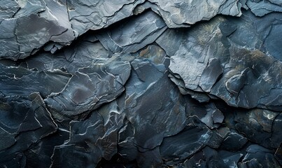 Wall Mural - Dark slate texture