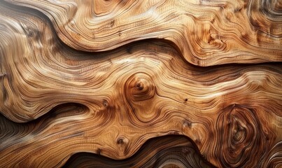 Wall Mural - light teak wood surface