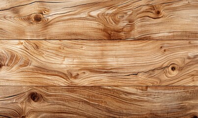 Wall Mural - light elm wood planks with grain