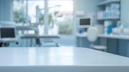 Wall Mural - modern medical clinic examination room. clean, bright, and modern medical clinic examination room, f