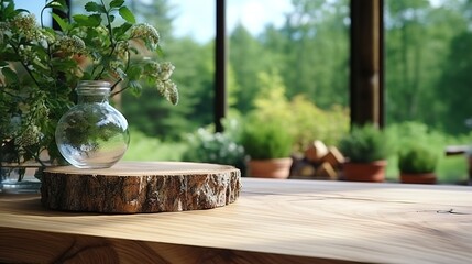 Poster - table in the garden