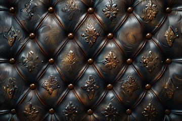 Wall Mural - Luxury Brown Leather Texture Background