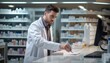 © Luminous Hub  - Pharmacist checking medications stocks in a pharmacy