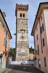 Wall Mural - The historic stone bell tower Torre civica in Lonato