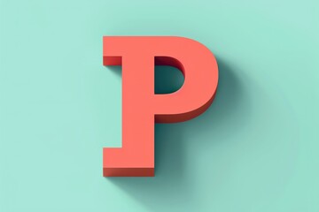 A minimalist illustration of the letter P with clean lines and a simple yet elegant design perfect for a sophisticated and understated look.