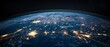 © Pavel - wide shot of earth from space, night time