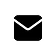© icons gate - envelope icon, email message icon - Mail icon button sign, notification new message icons buttons