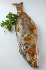 Wall Mural - Freshwater fish with parsley