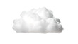 © Jakob - single white fluffy cloud on transparent background