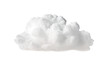 © Jakob - single white fluffy cloud on transparent png background
