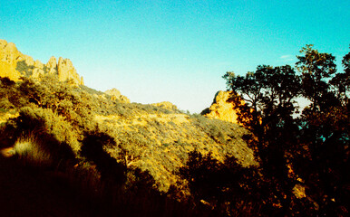 Esterel mountain range in the French Riviera