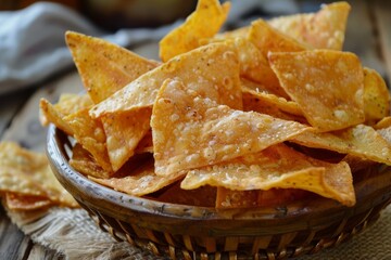 Sticker - Satisfying cassava chips stimulate your hunger