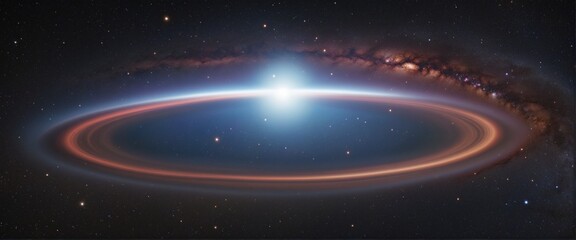 Wall Mural - celestial fantasy: a cosmic background of infinite exploration in the universe