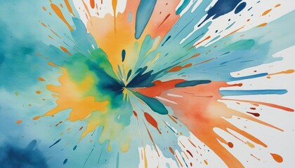 Wall Mural - create stunning watercolor textures with vibrant colors and creative brushstrokes