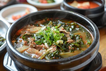 Poster - Beef soup with seaweed from Korea