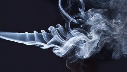 Wall Mural - smoke aesthetic background