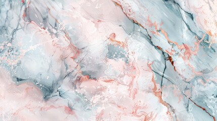 Wall Mural - Abstract Marble Swirls in Pastel Hues