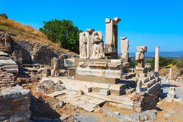 Wall Mural - Ephesus ancient greek city is located in Izmir Province in Turkey