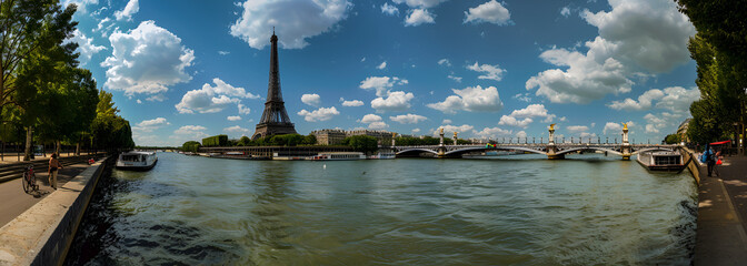 Sticker - Eiffel Tower illustration