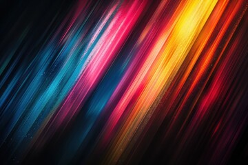 Wall Mural - A colorful, blurry image of a light shining through a window