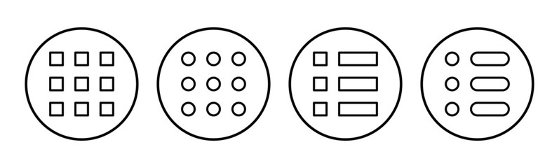Menu Icon set. web menu icon. hamburger menu symbol