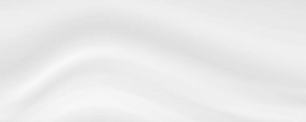 Wall Mural - smooth grey wave background. subtle silver curve lines texture. abstract gray template for graphic d