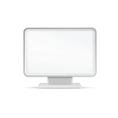 Wall Mural - High-quality illustration of a realistic computer screen. Vector