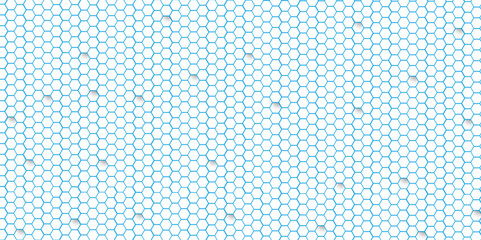 Poster - abstract haxagon background design with elegant transparent intersecting line. The Haxagon texture pattern design creating with illustrator. The design in blue looks beautiful. The abstract haxagone d