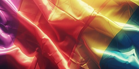 Rainbow colored cloth