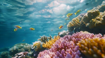 Wall Mural - Coral reefs on the great barrier reef