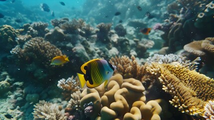 Wall Mural - Coral reefs on the great barrier reef img