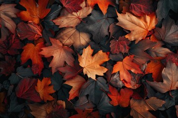 Poster - Laying Leaves