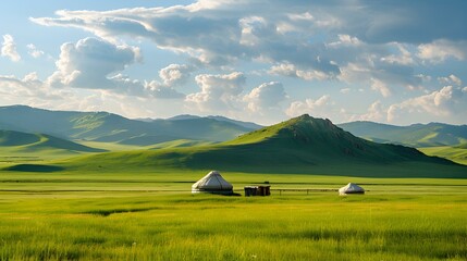 Poster - A landscape of the vast plains image